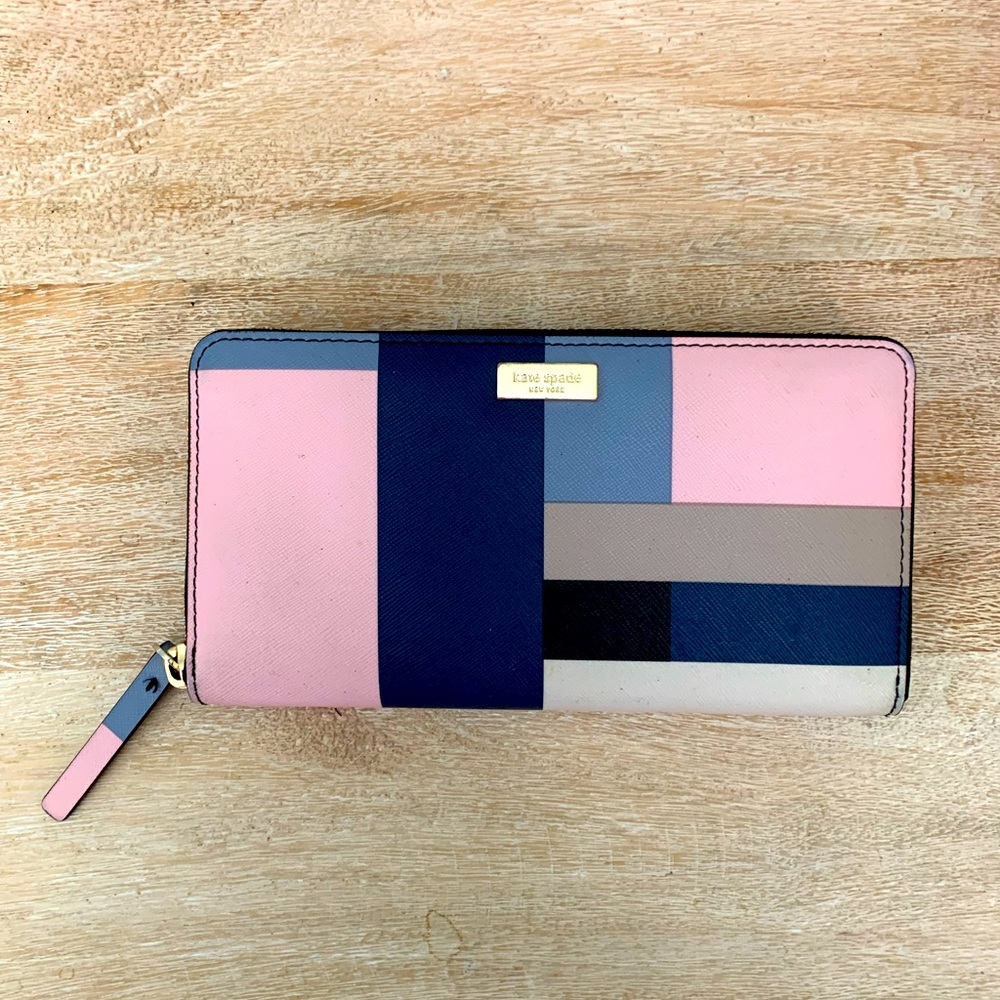 Kate Spade Leather Zip Around Wallet
